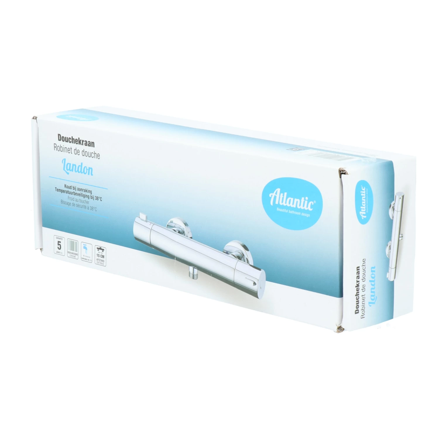 Atlantic Landon Thermostatische Douchekraan Chroom 15 Cm - Afbeelding 6