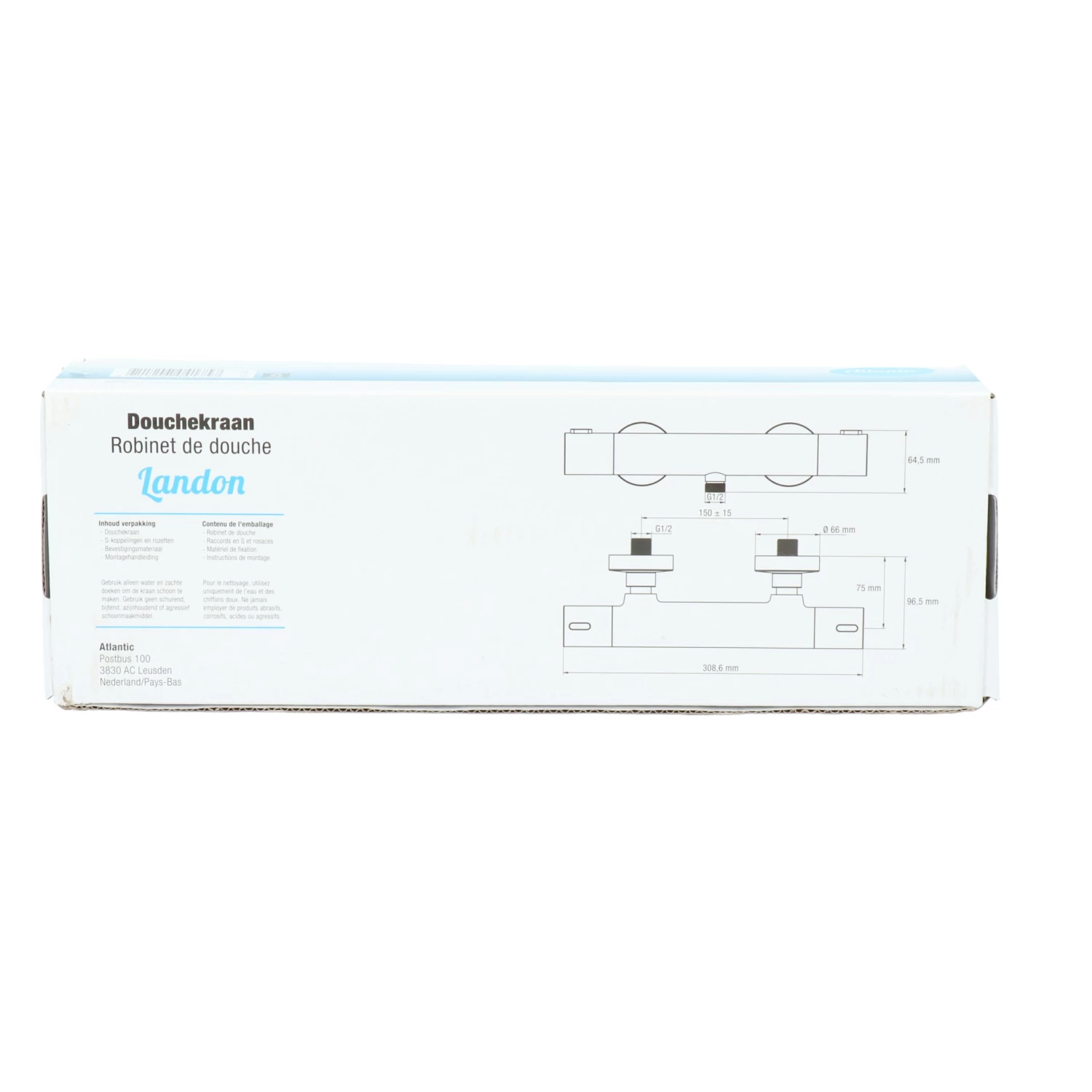 Atlantic Landon Thermostatische Douchekraan Chroom 15 Cm - Afbeelding 7