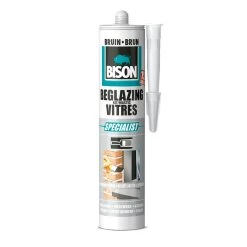 Bison Beglazingskit Bruin Koker 290 Ml