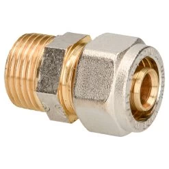 Sanivesk Meerlagen Knel Recht Overgang 16mmx1/2"M 3 Stuks