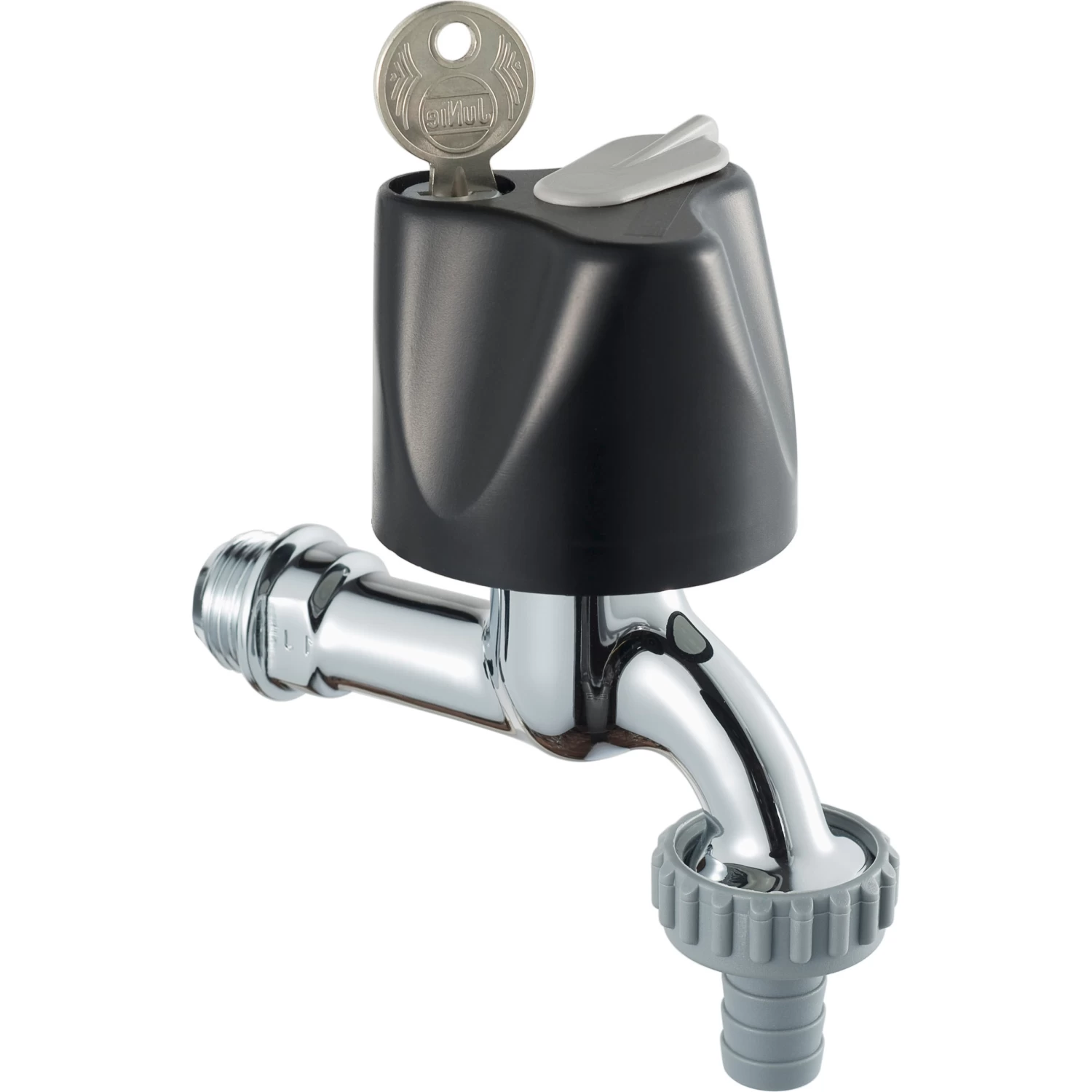 Sanivesk Tapkraan + Slot 1/2"x3/4"M Chroom - Afbeelding 2