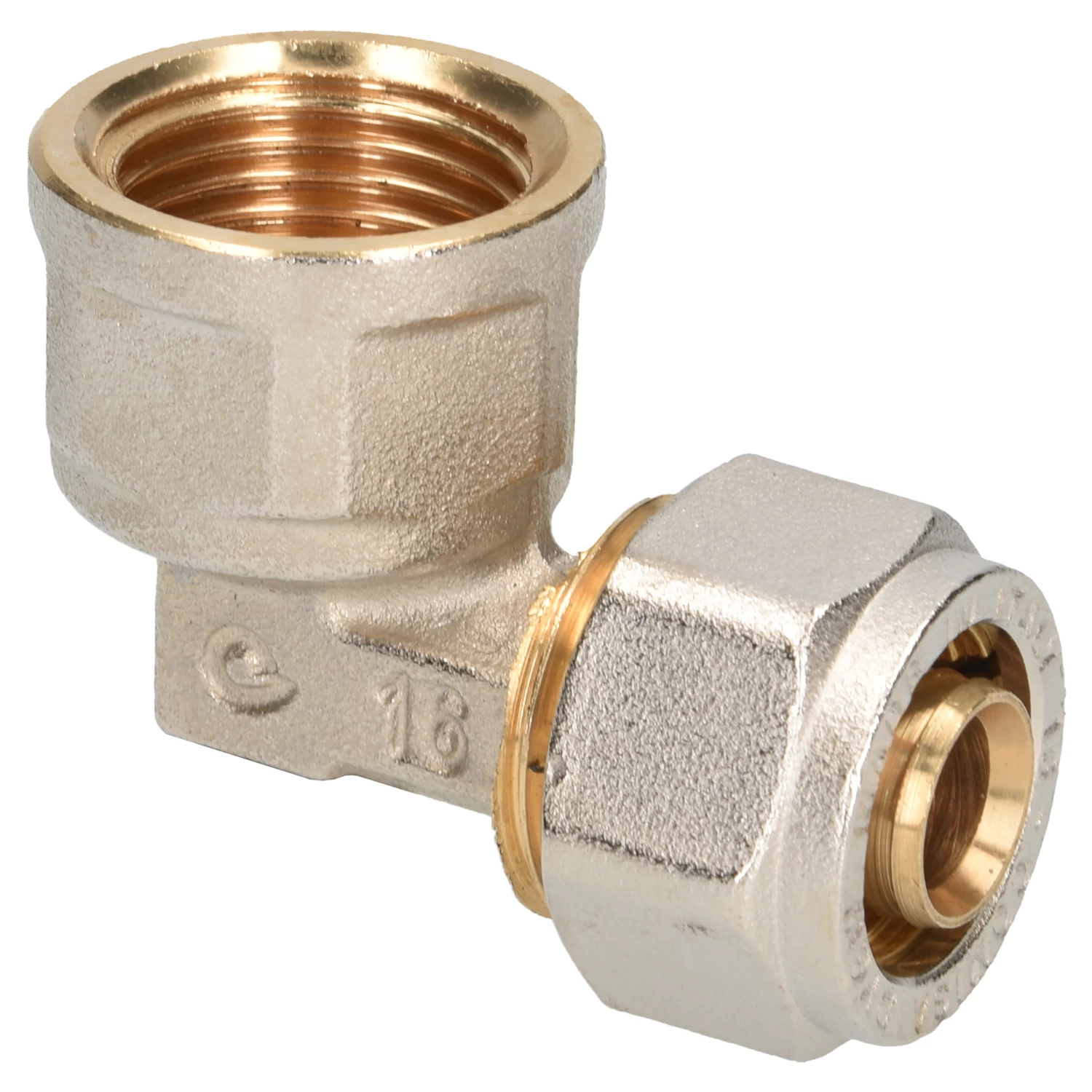 Sanivesk Meerlagen Knel Knie 16mmx1/2"F 3 Stuks