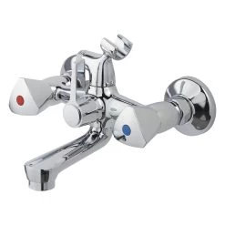 OK 2-knops Badkraan Met Omstelknop Chroom