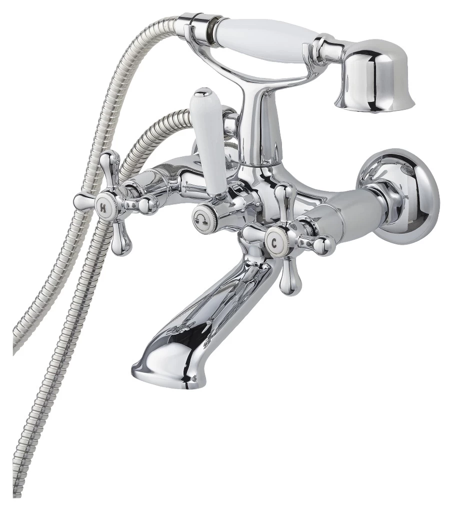 Handson Badkraan Louise Met Handdouche Chroom 15 Cm