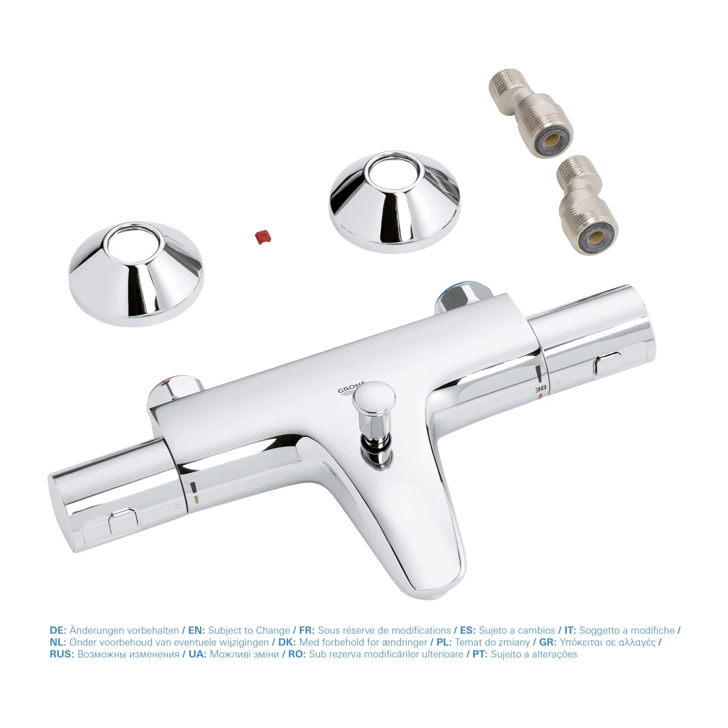Grohe Precision Start Thermostatische Badkraan Met Omstelling Chroom - Afbeelding 3