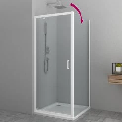 Allibert Douchewand Happy 90x185cm Wit