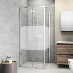 Sealskin Douchewand Code R 80x197 Cm Met Gesatineerde Band