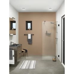 Sealskin Inloopdouche A3 I AM 100x200 Cm Zwart