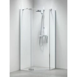 Sealskin Douchecabine Custom Vijfhoek Rechts 100x195 Cm Chroom