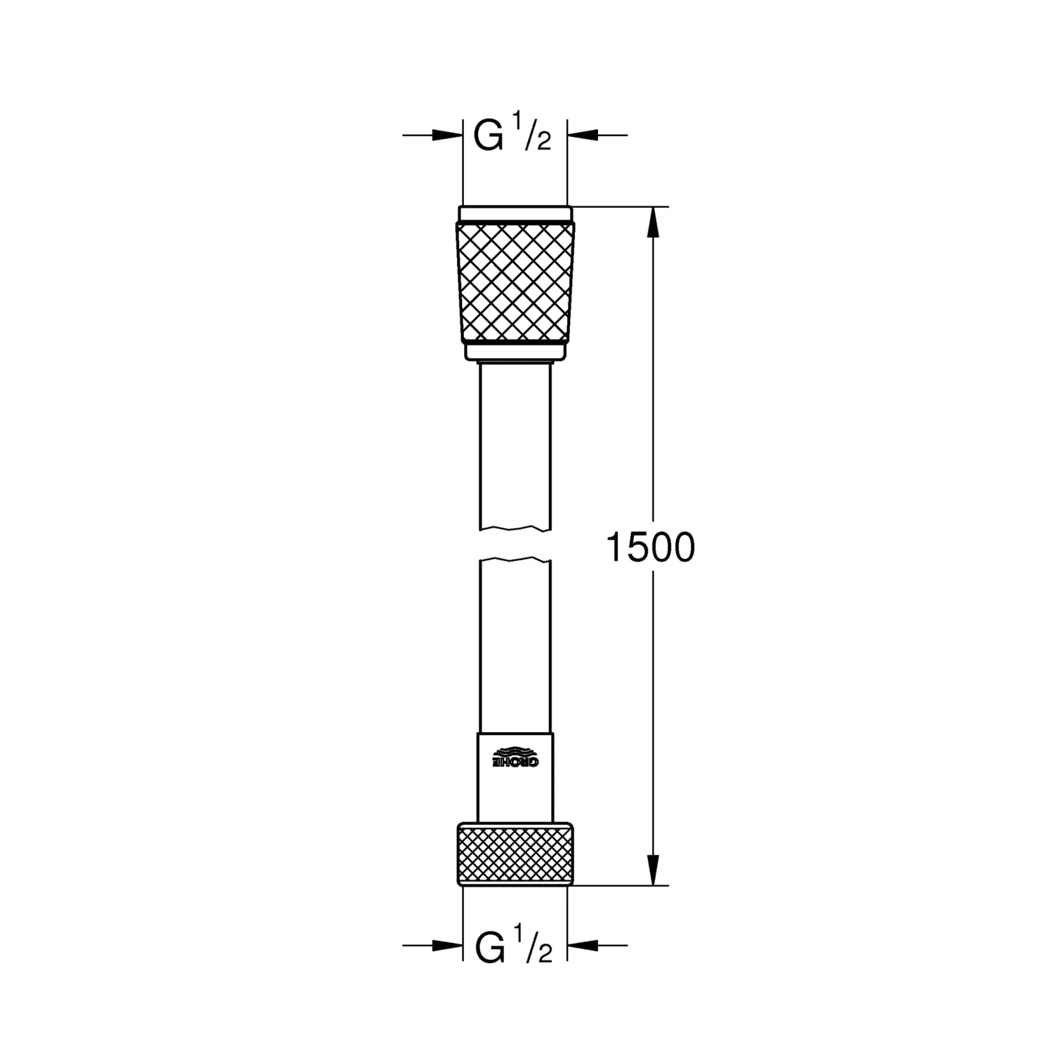 Grohe Vitalioflex Doucheslang 150 Cm - Afbeelding 2